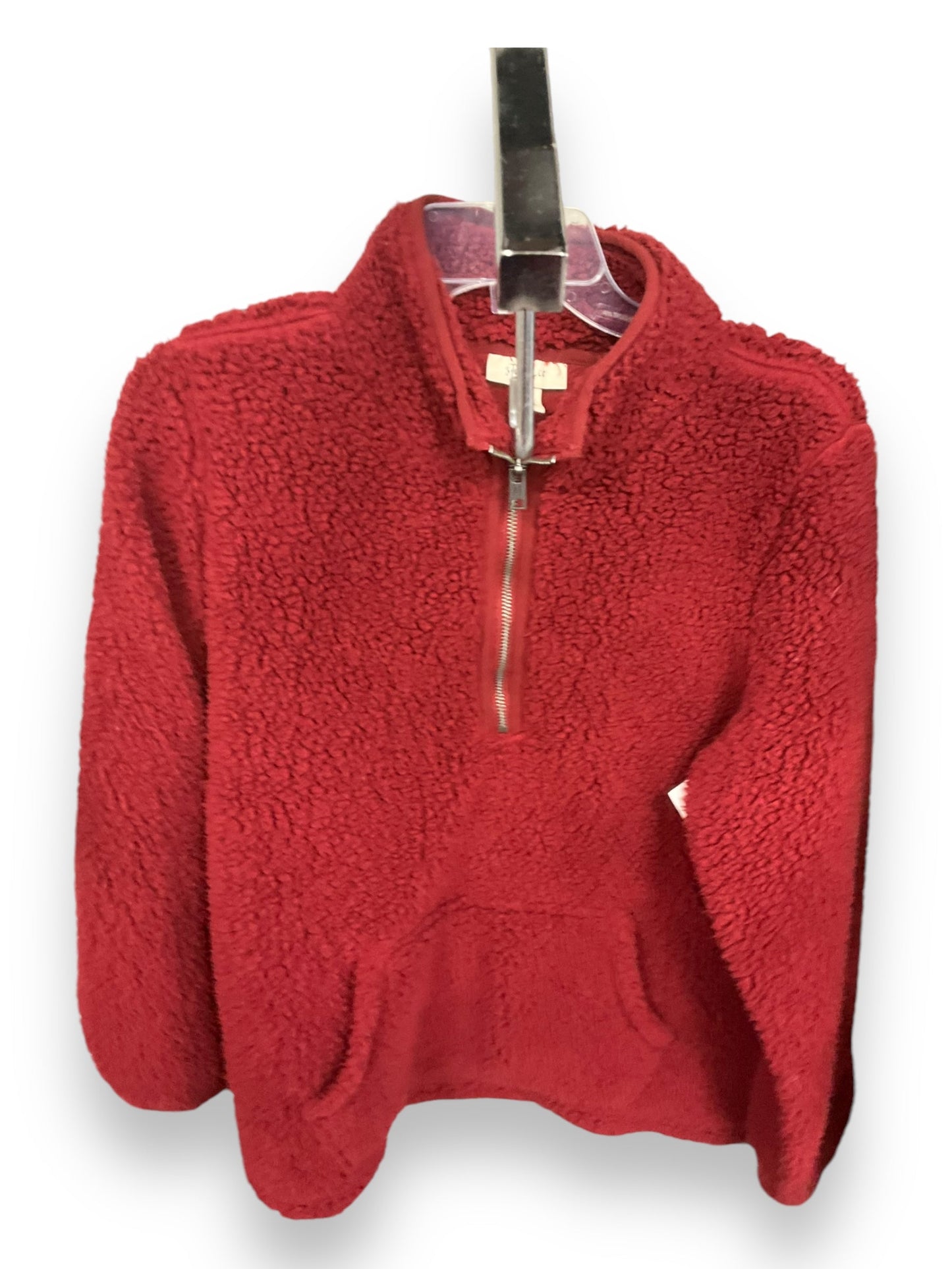 Top Long Sleeve By Style And Company In Red, Size: L