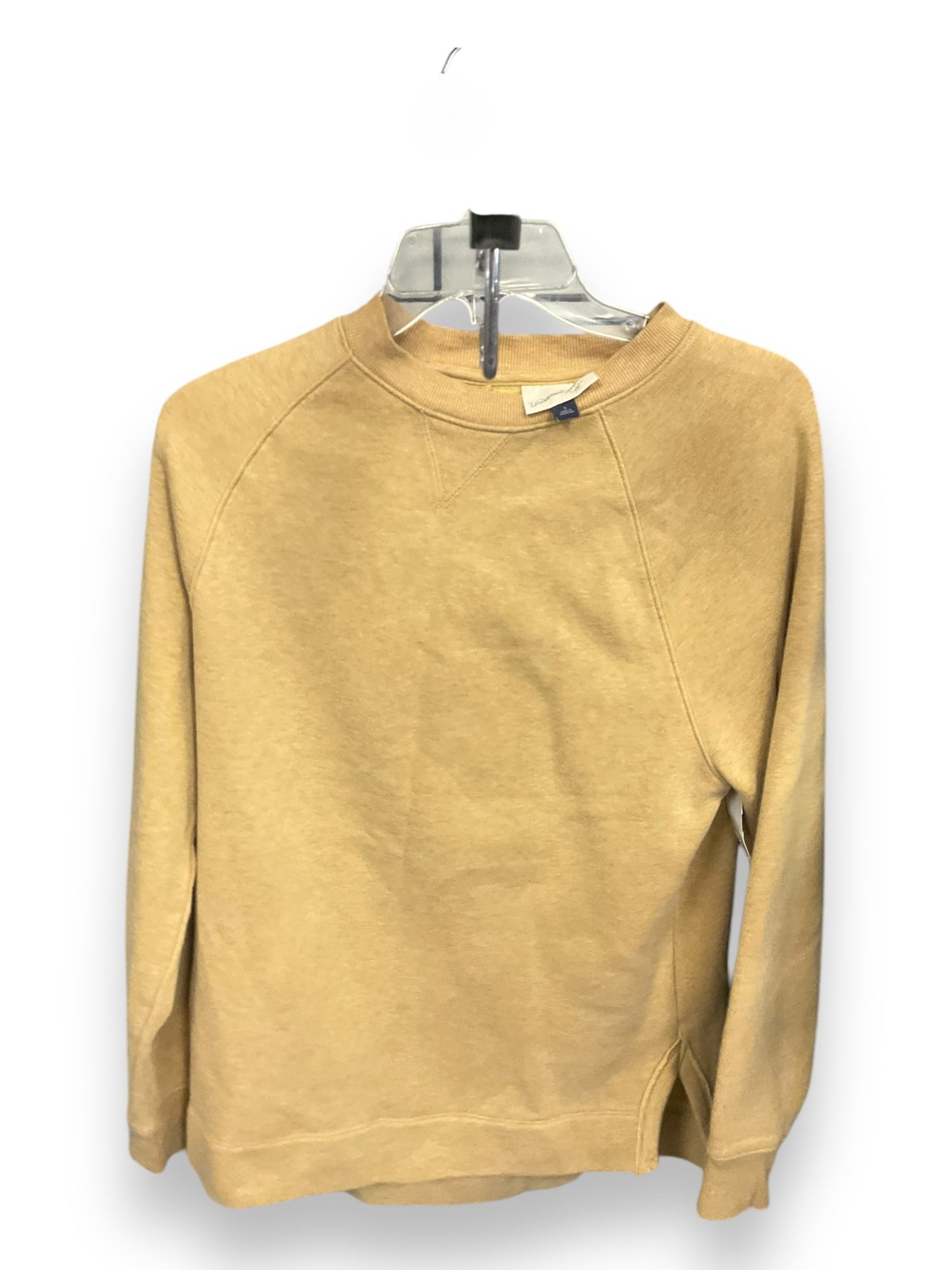 Top Long Sleeve By Universal Thread In Tan, Size: S