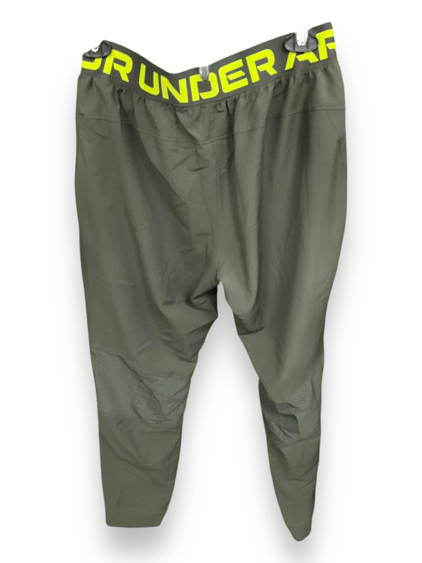 Athletic Pants By Under Armour In Green, Size: S