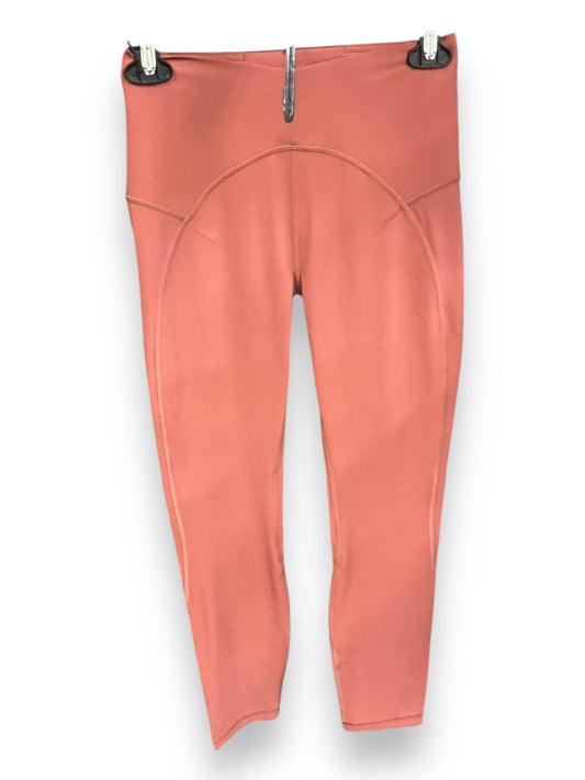 Athletic Leggings By Lululemon In Coral, Size: S