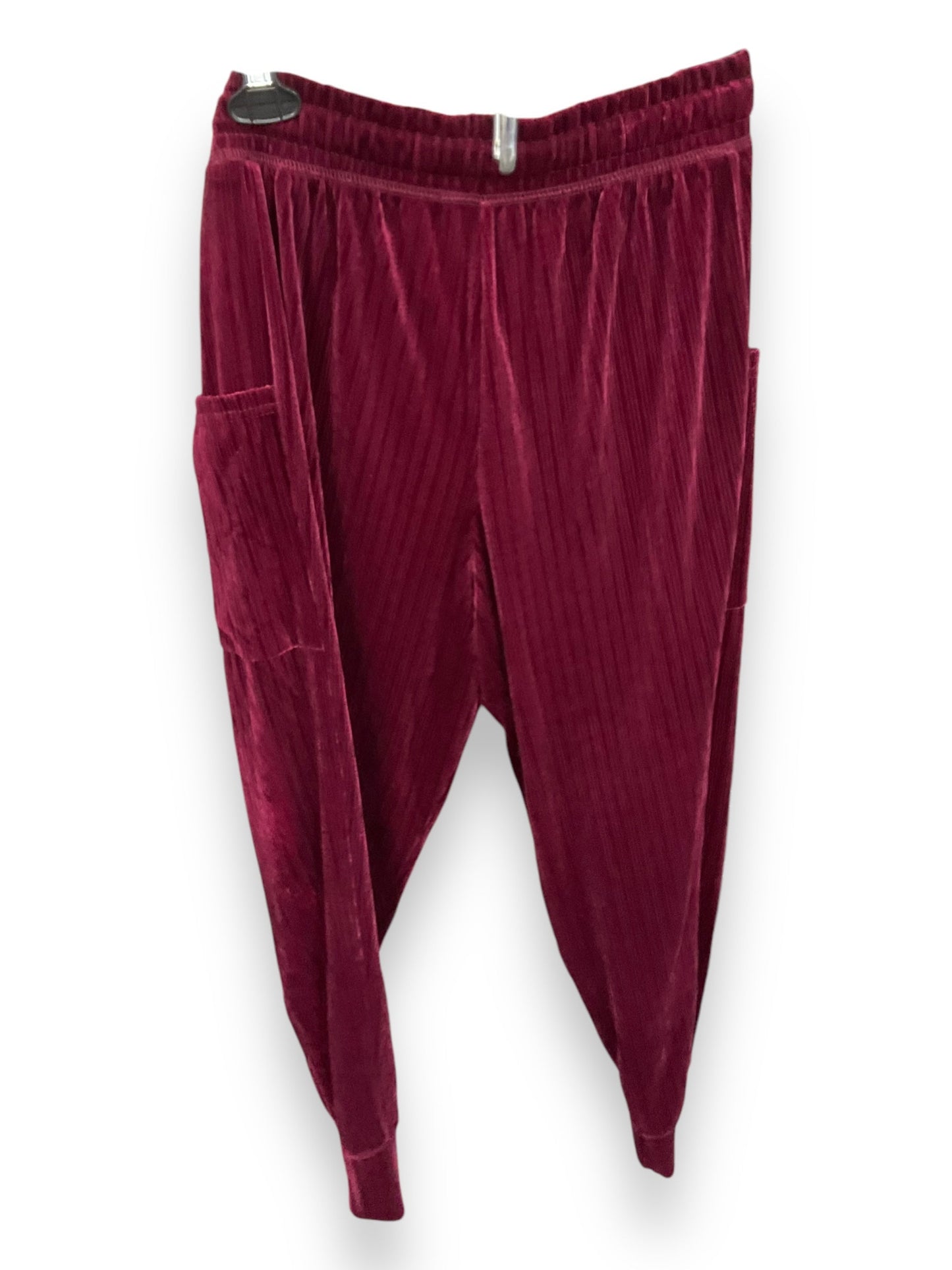 Athletic Pants By Zac And Rachel In Maroon, Size: S