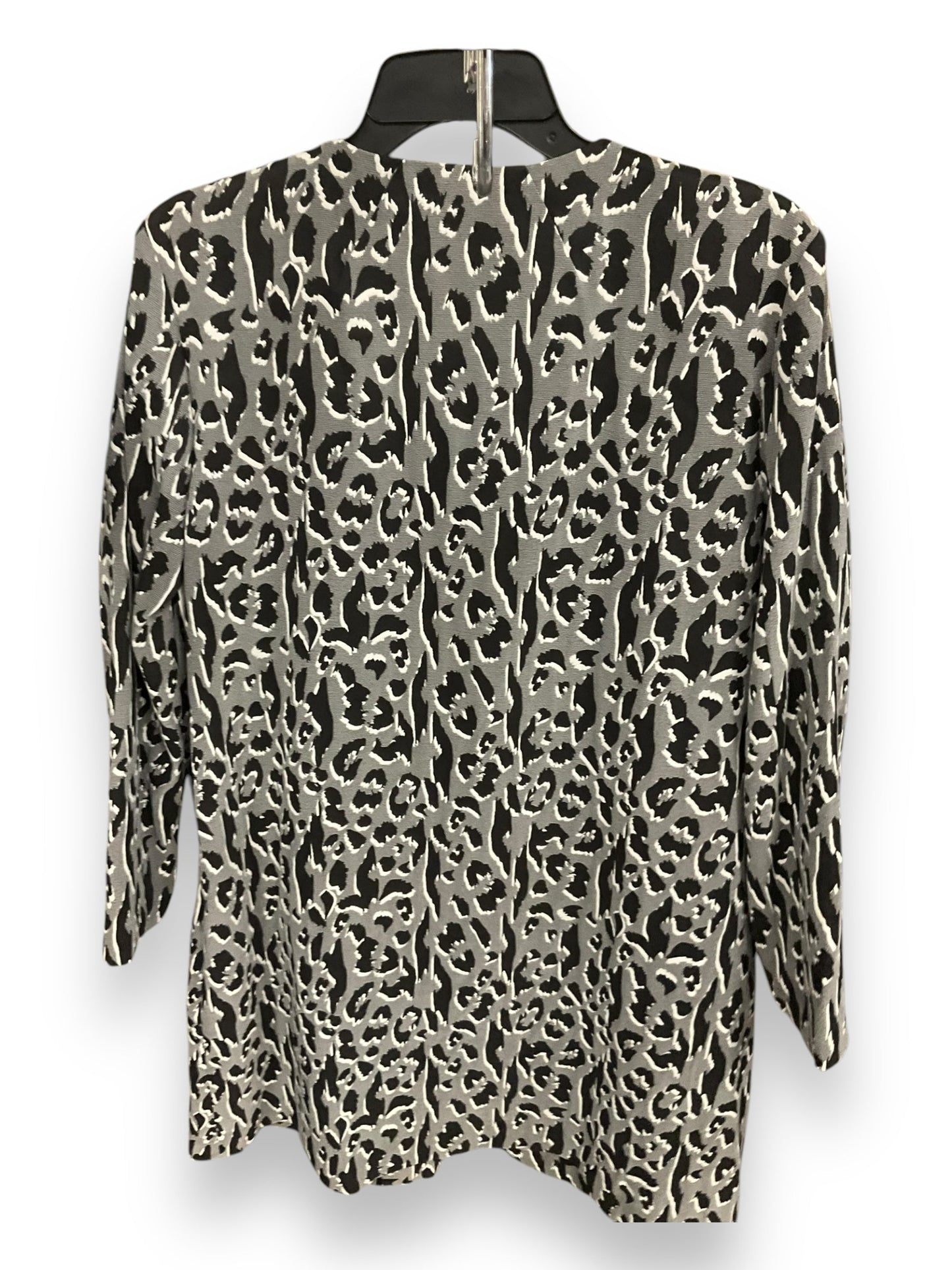 Cardigan By Alfani In Black & Grey, Size: L