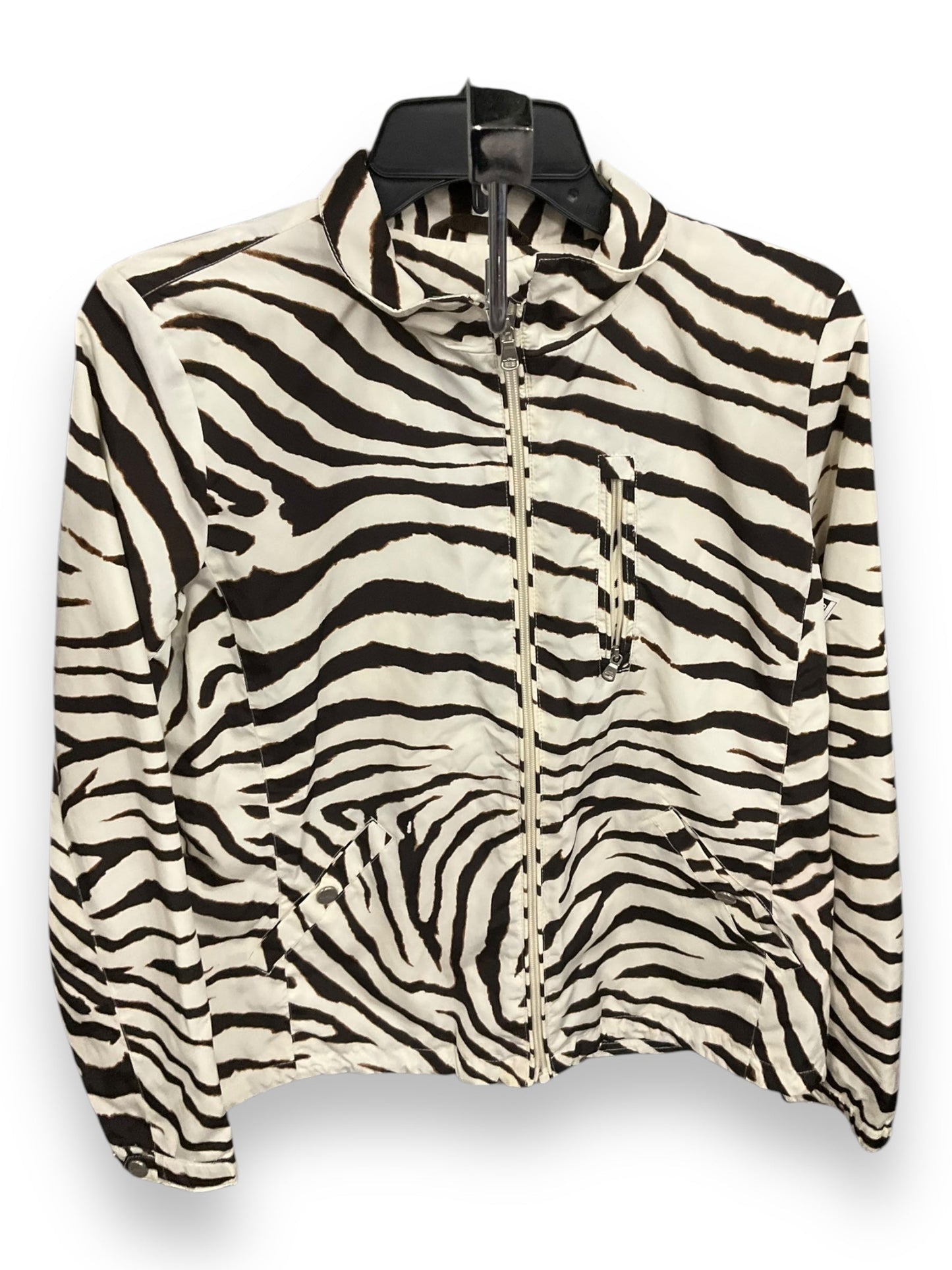 Jacket Other By Lauren By Ralph Lauren In Zebra Print, Size: M