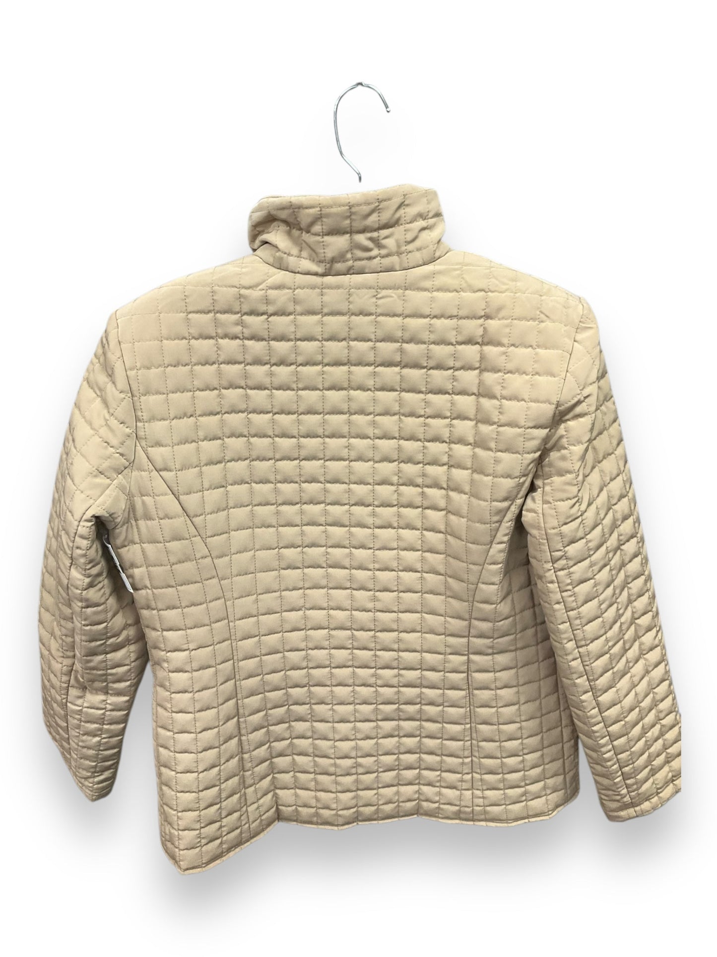 Jacket Puffer & Quilted By George In Beige, Size: M