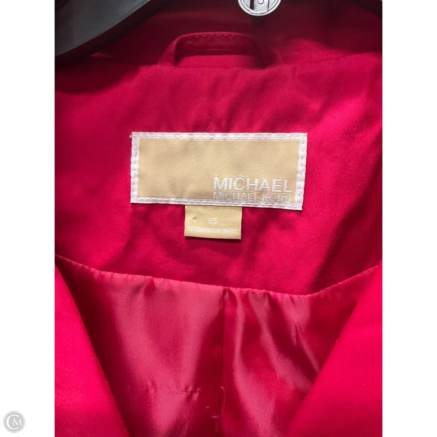 Coat Trench Coat By Michael By Michael Kors In Red, Size: Xs