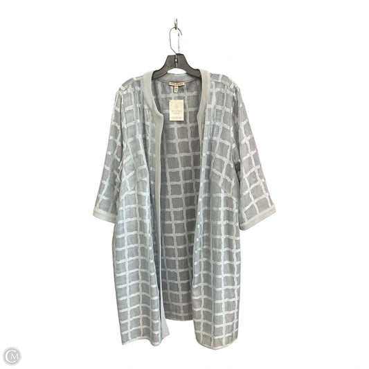 Cardigan By Clothes Mentor In Grey, Size: 2x