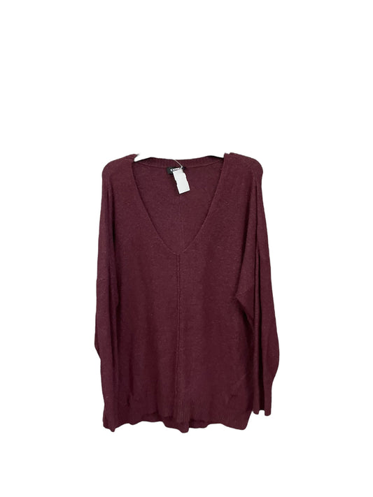 Sweater By New York And Co In Maroon, Size: L