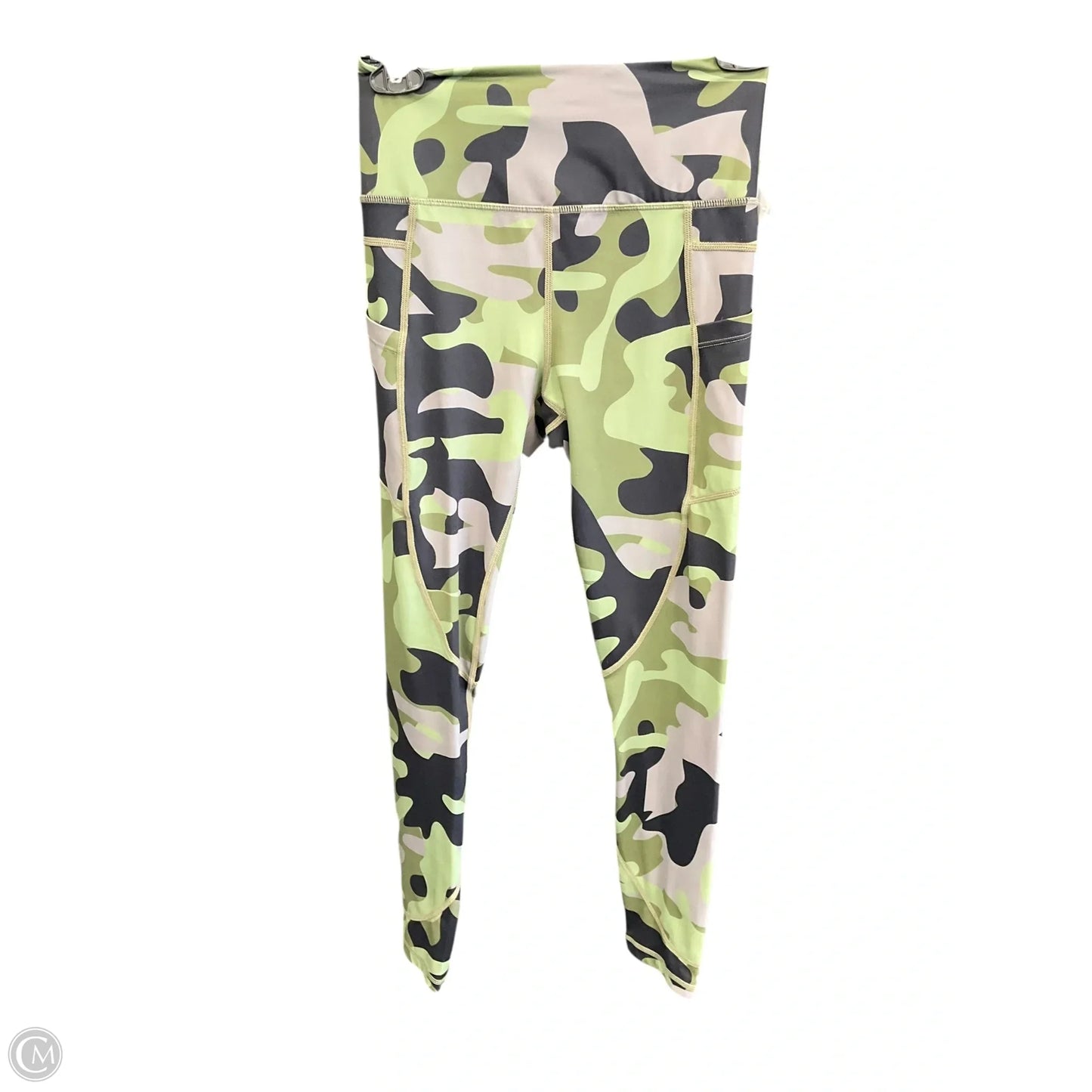 Athletic Leggings By Zyia In Camouflage Print, Size: S