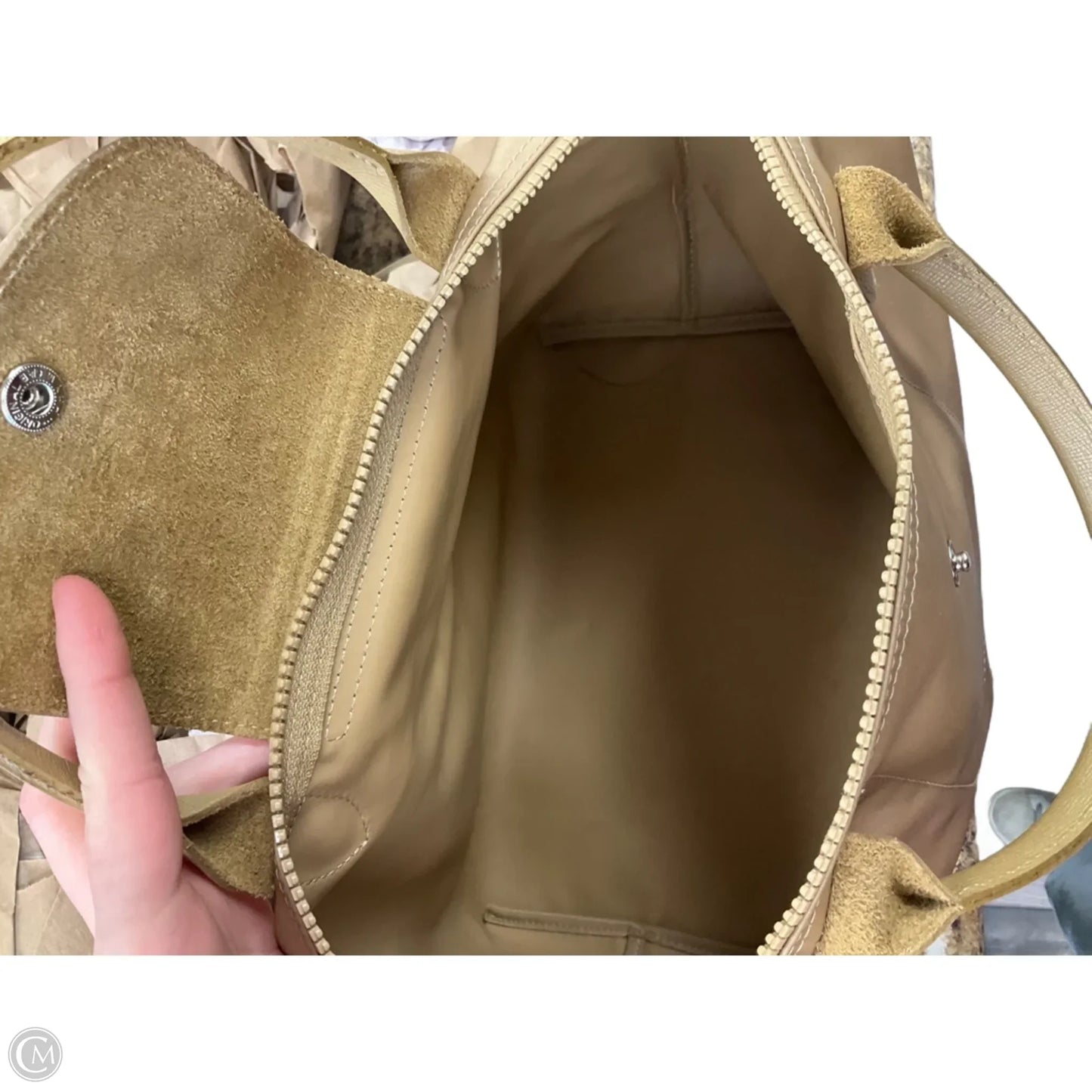 Tote Designer By Longchamp, Size: Medium