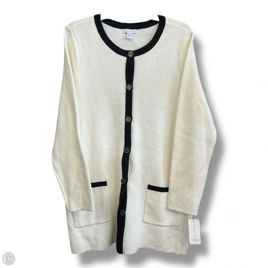 Cardigan By Charter Club In Ivory, Size: L