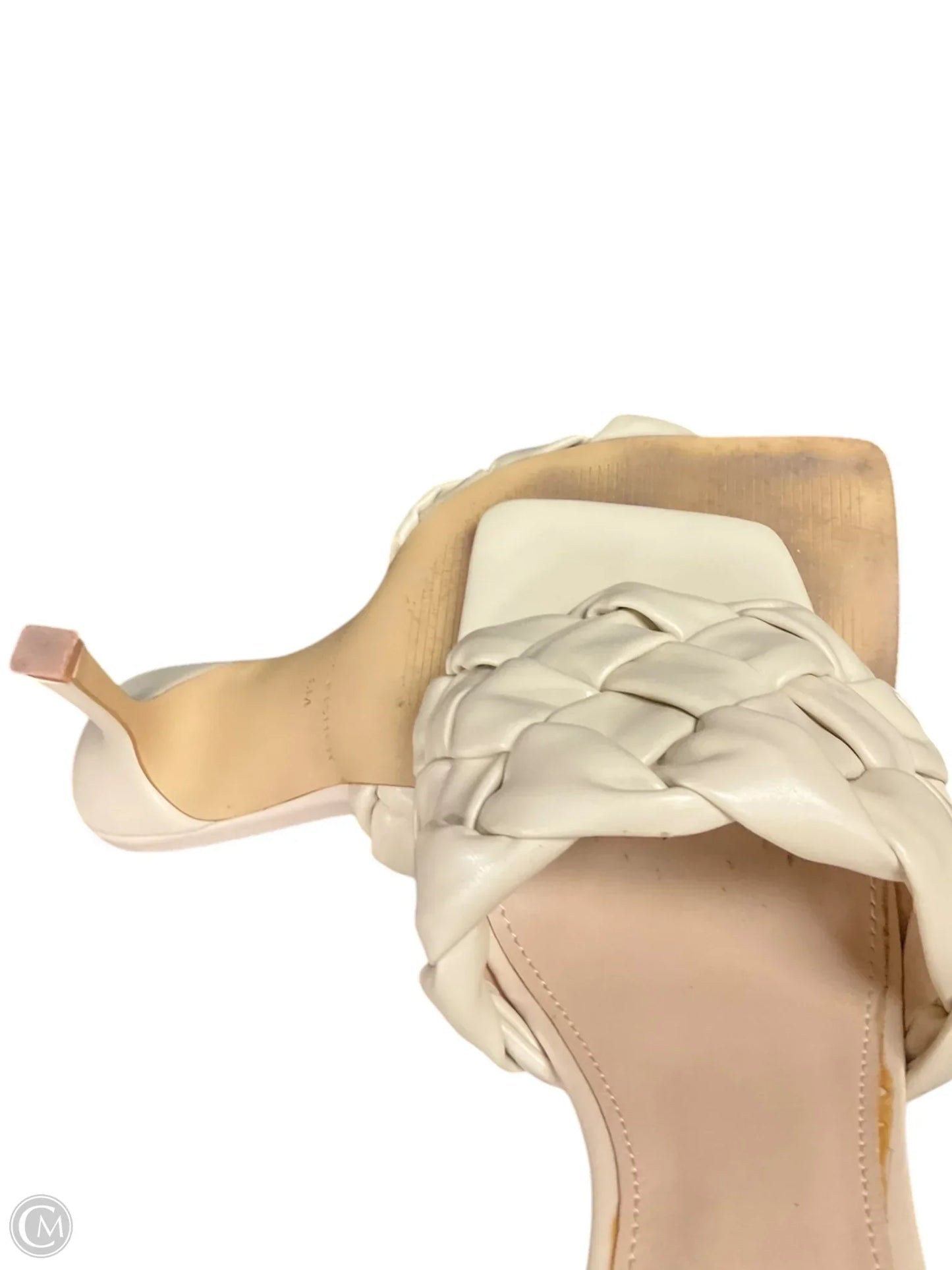 Sandals Heels Stiletto By Marc Fisher In Beige, Size: 8