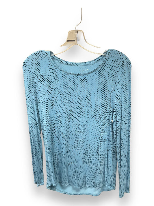 Top Long Sleeve By Apt 9 In Blue, Size: Xs