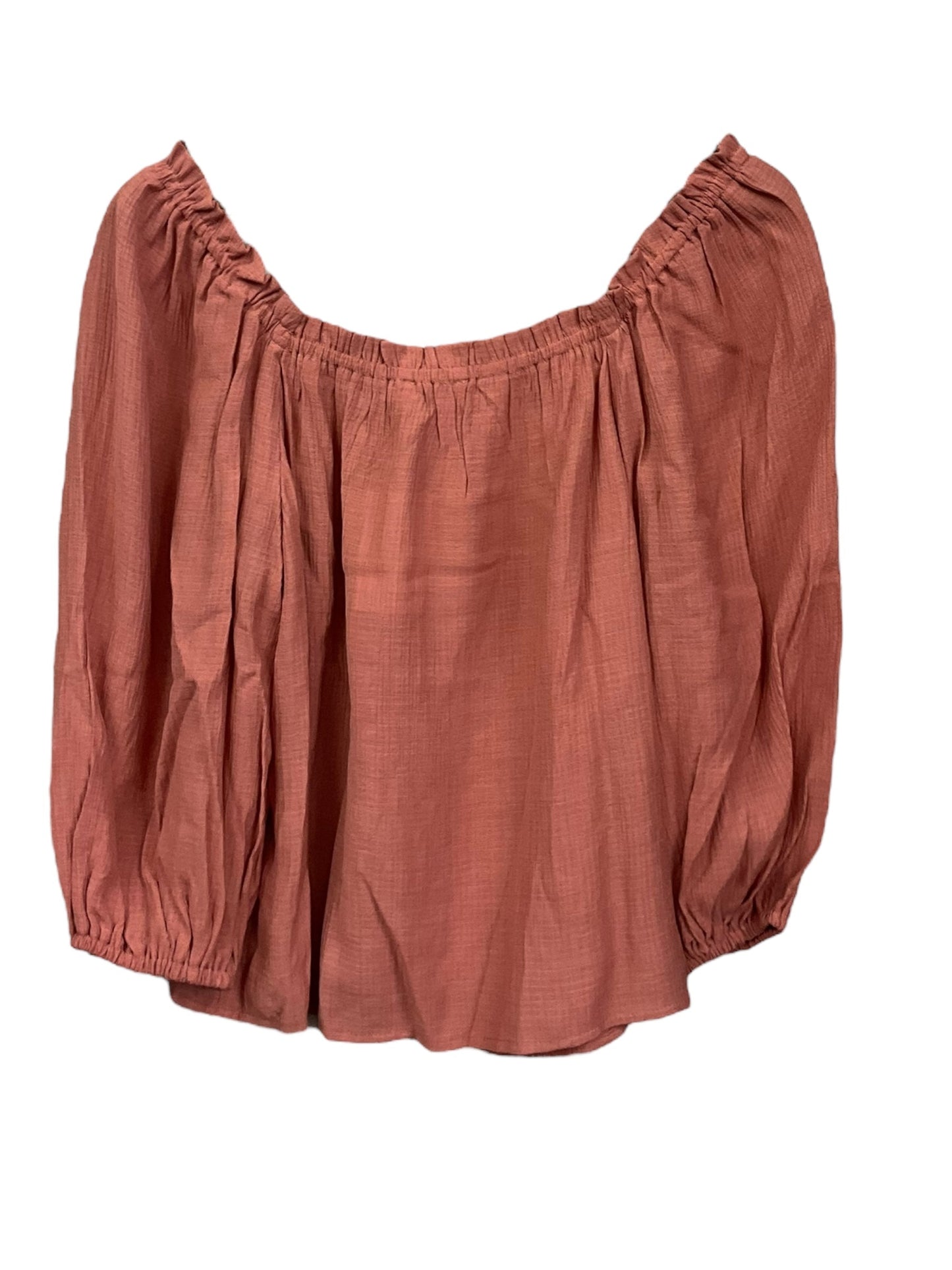Mauve Top 3/4 Sleeve Clothes Mentor, Size S