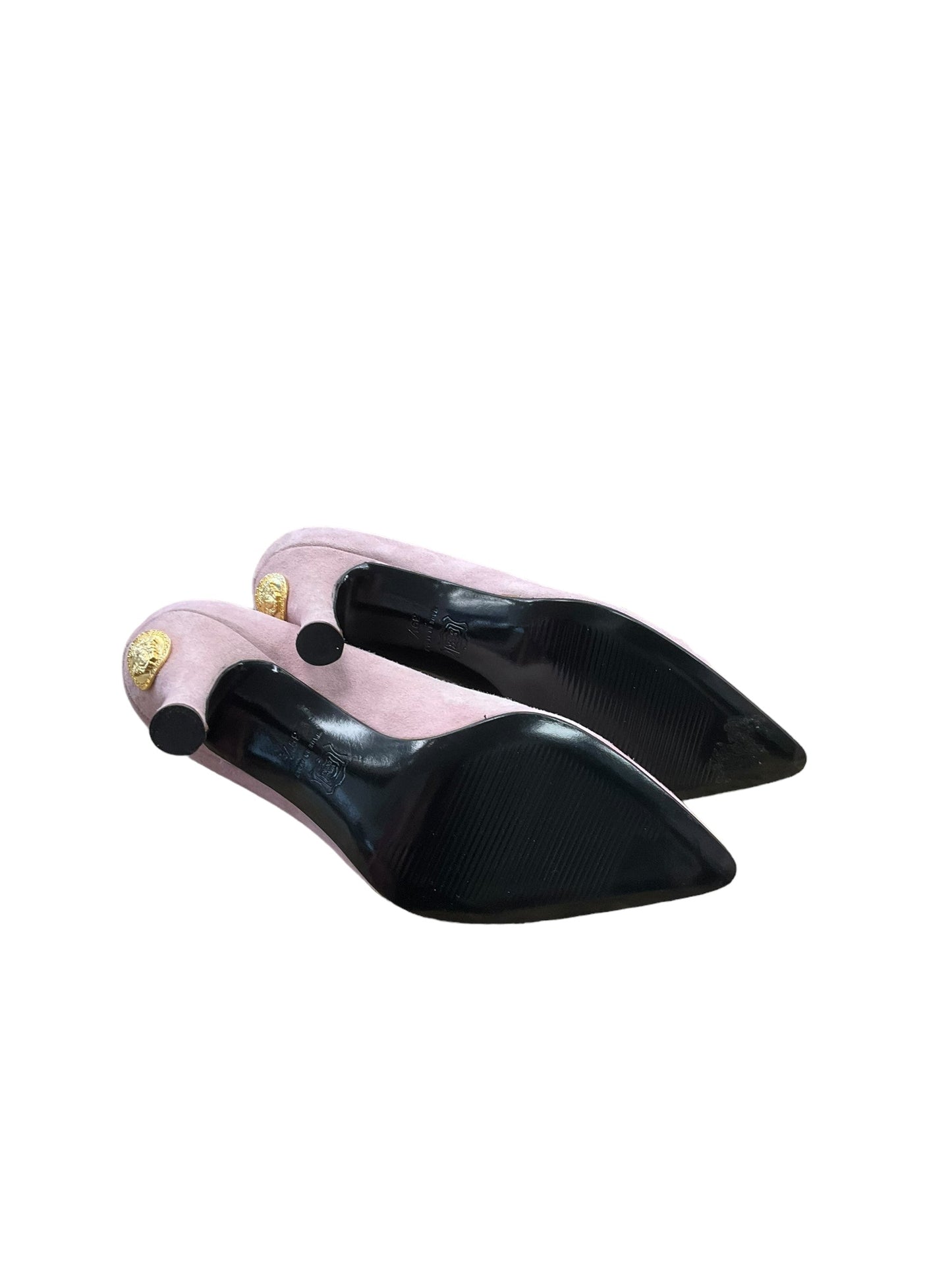 Pink Shoes Heels Stiletto Versace, Size 9