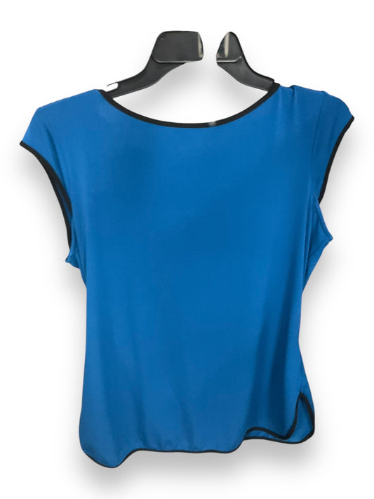 Top Sleeveless By Worthington In Teal, Size: L