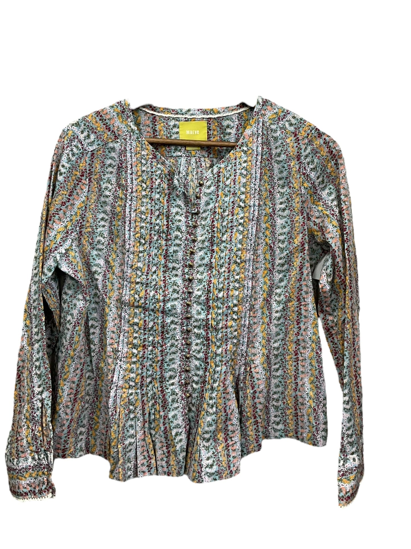 Multi-colored Top Long Sleeve Maeve, Size M