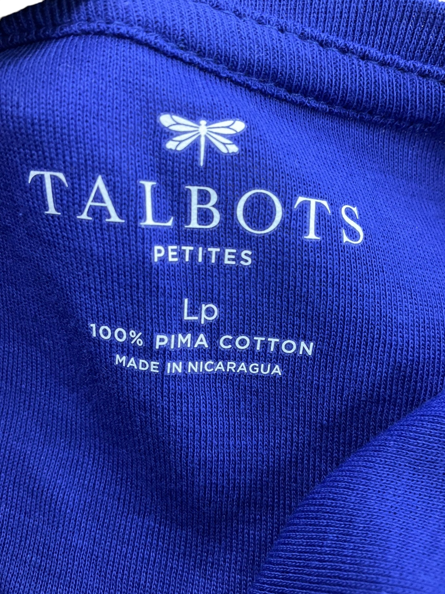 Purple Top Short Sleeve Basic Talbots, Size L