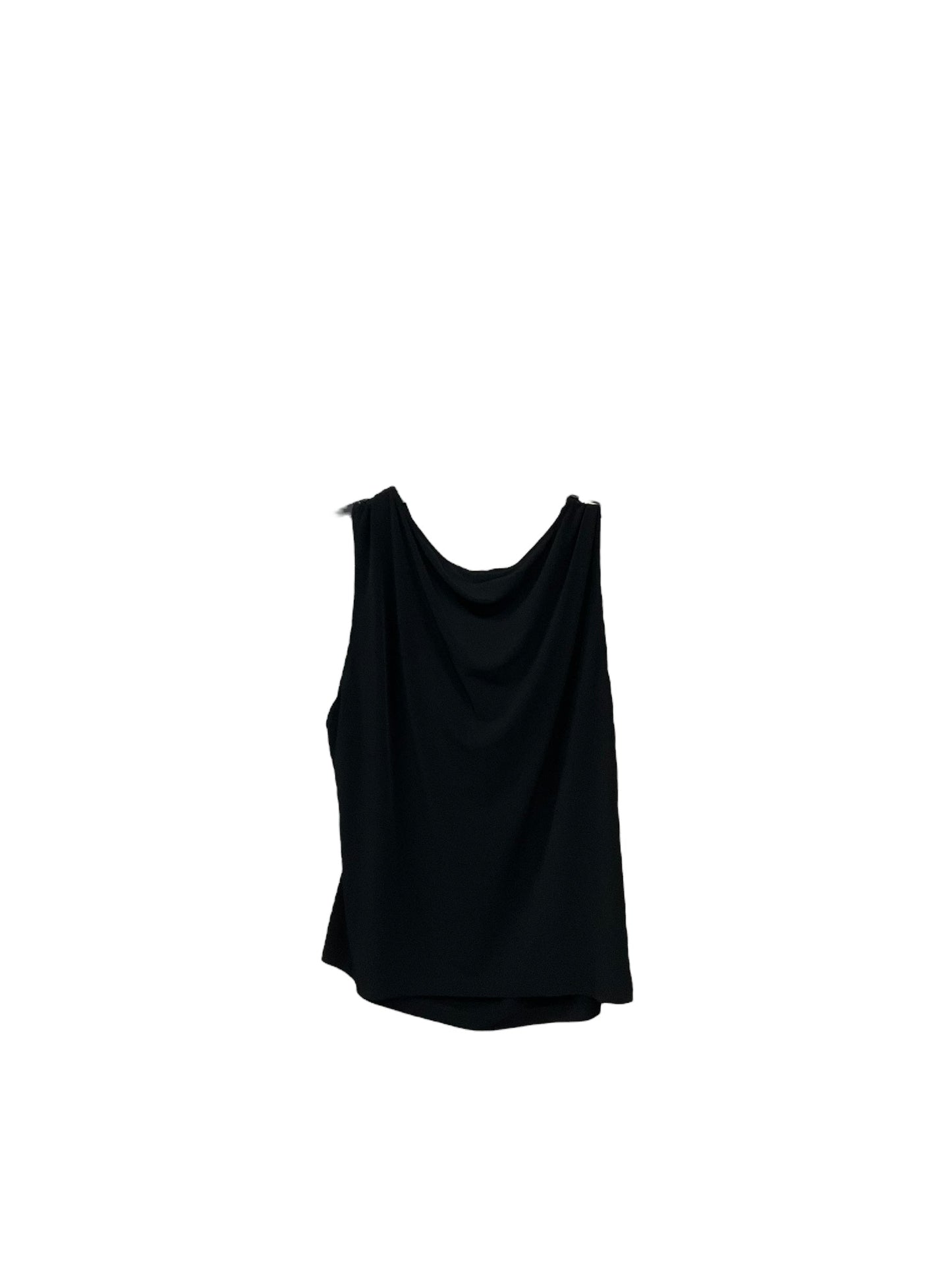 Top Sleeveless By Calvin Klein In Black, Size: 2x