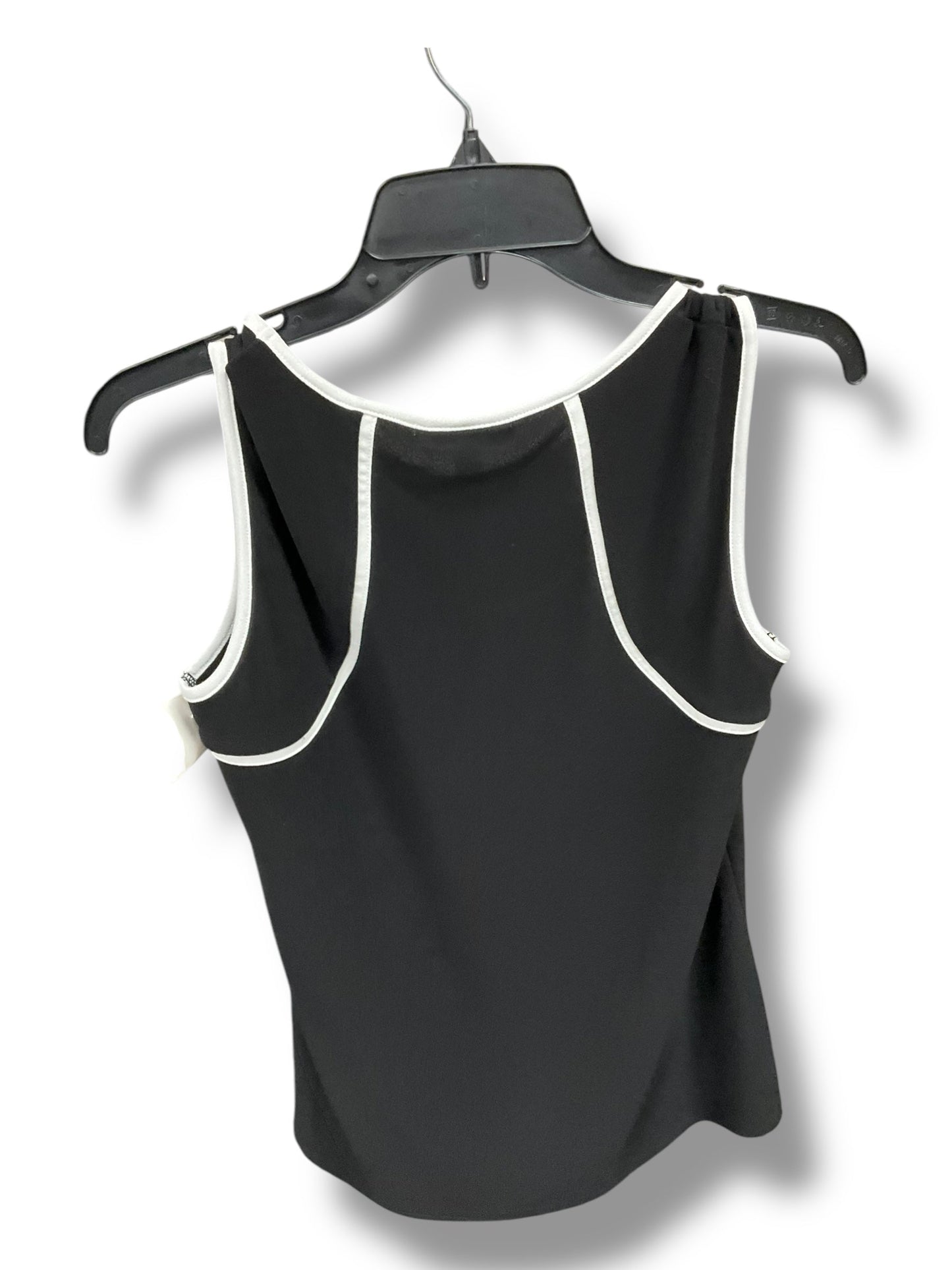 Top Sleeveless By Alfani In Black & White, Size: S