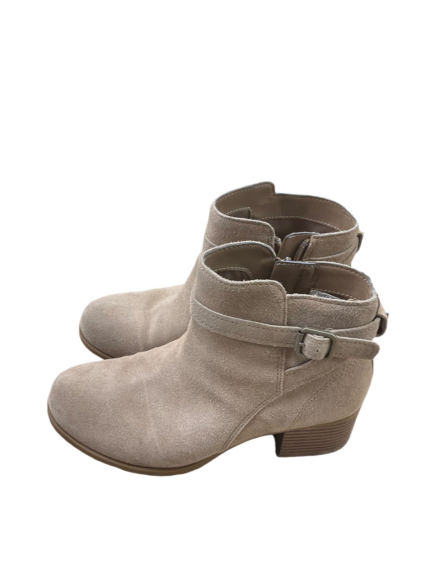 Boots Ankle Heels By Ugg In Beige, Size: 6.5