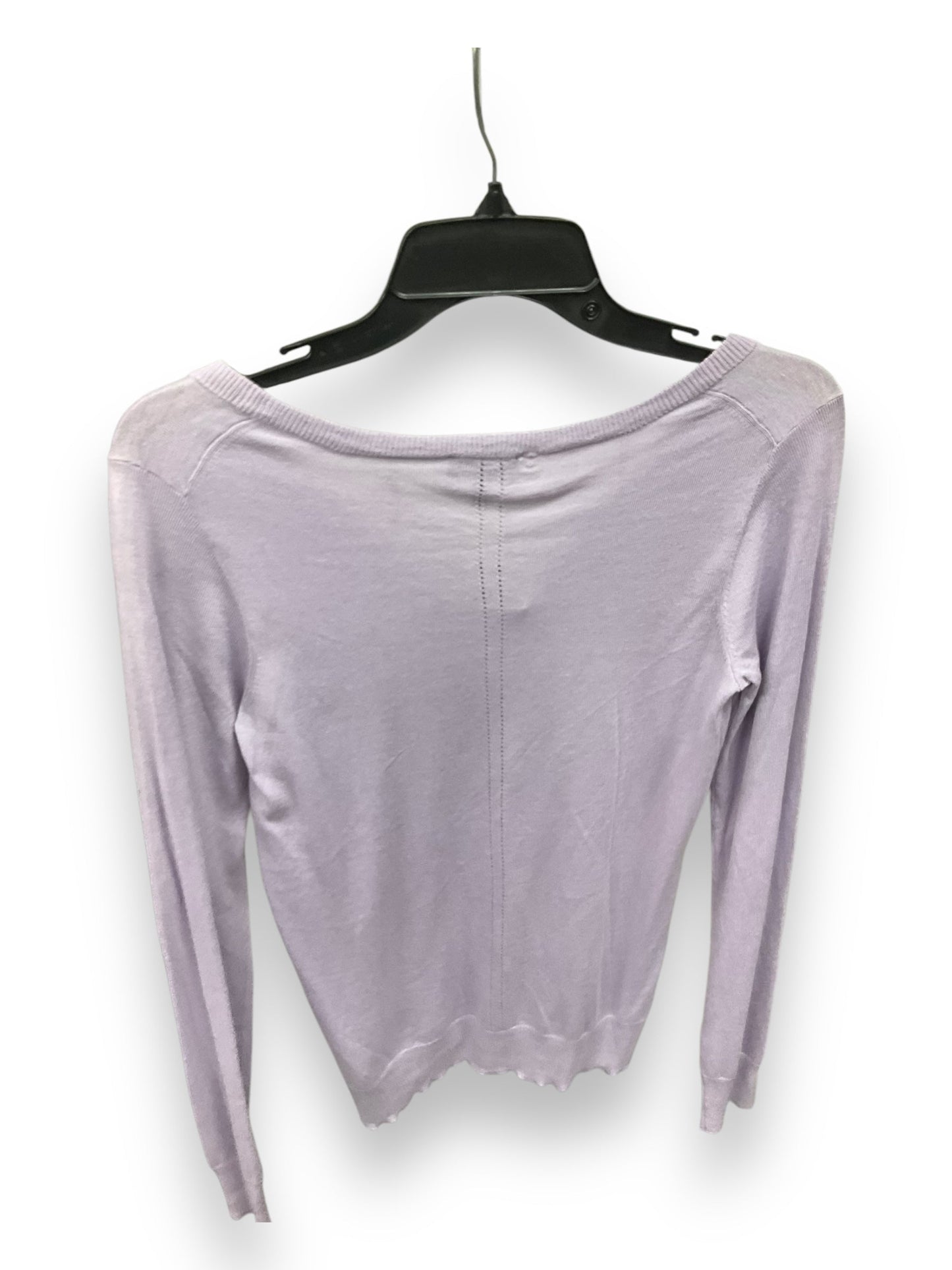 Top Long Sleeve By Limited In Purple, Size: Xs