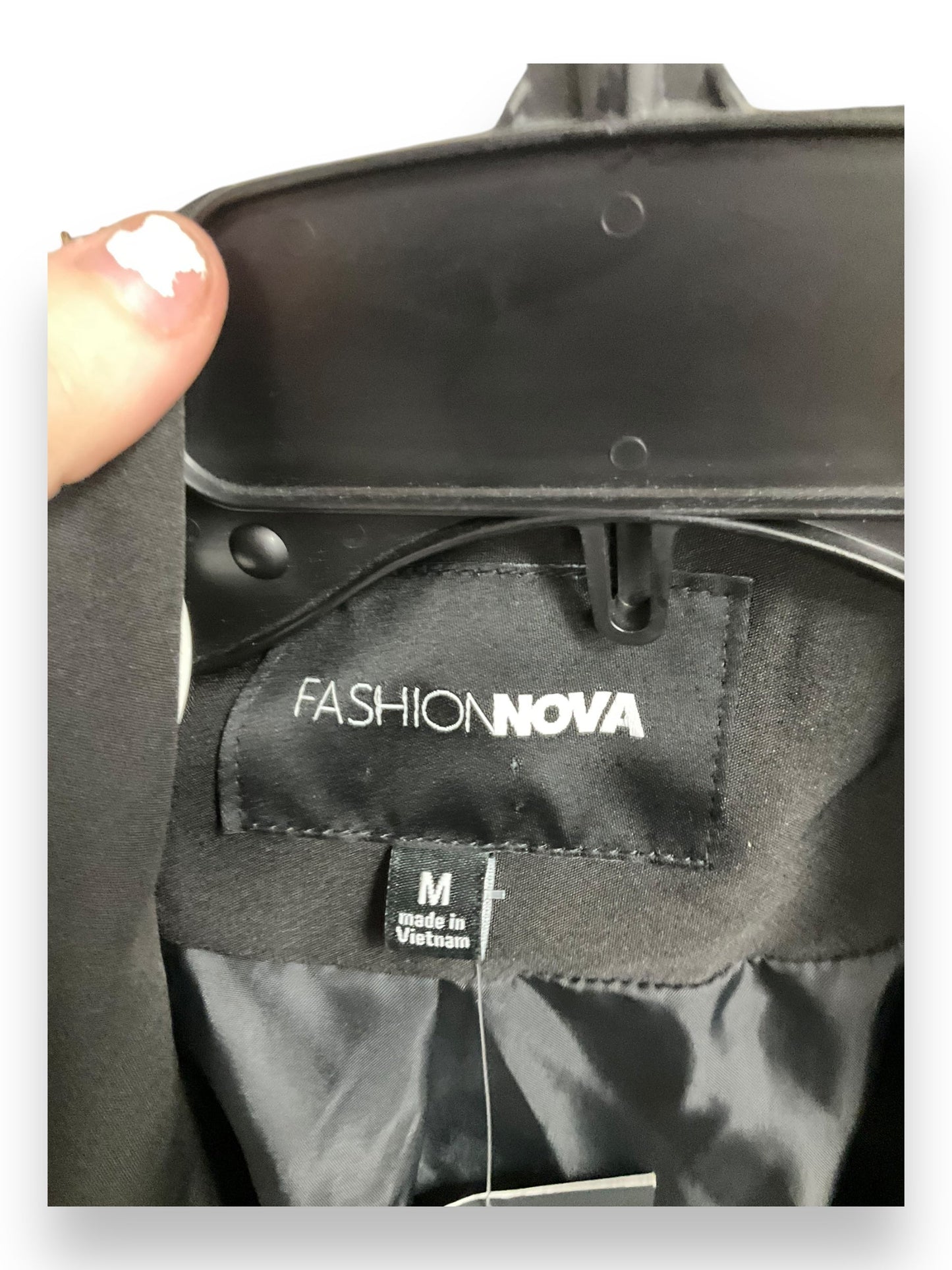 Blazer By Fashion Nova In Black, Size: M