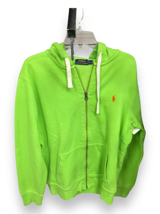 Athletic Jacket By Ralph Lauren In Green, Size: L