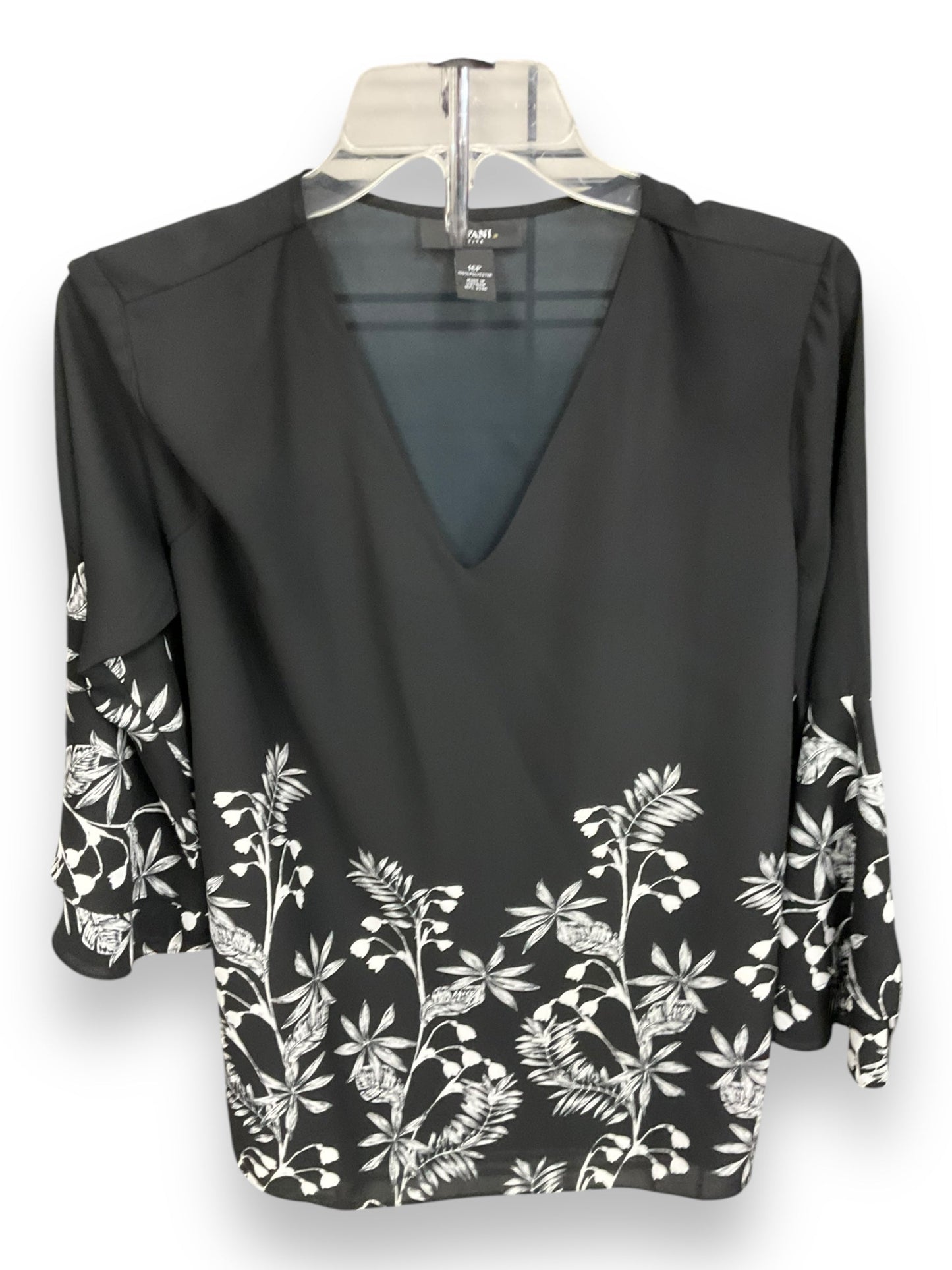 Blouse 3/4 Sleeve By Alfani In Floral, Size: Xl