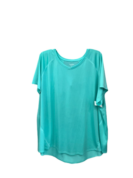 Athletic Top Short Sleeve By Tek Gear In Mint, Size: 3x