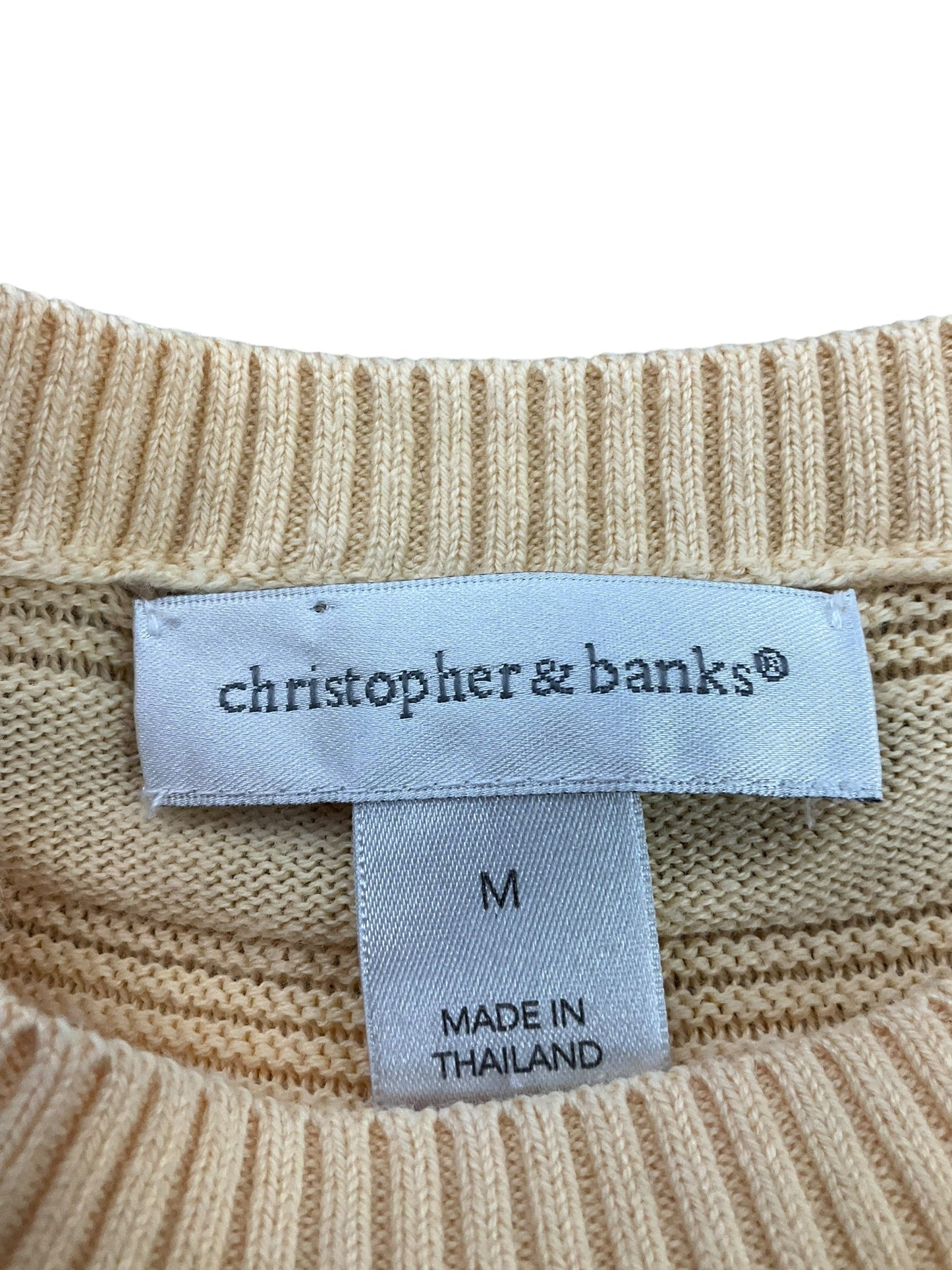 Sweater By Christopher And Banks In Melon, Size: M