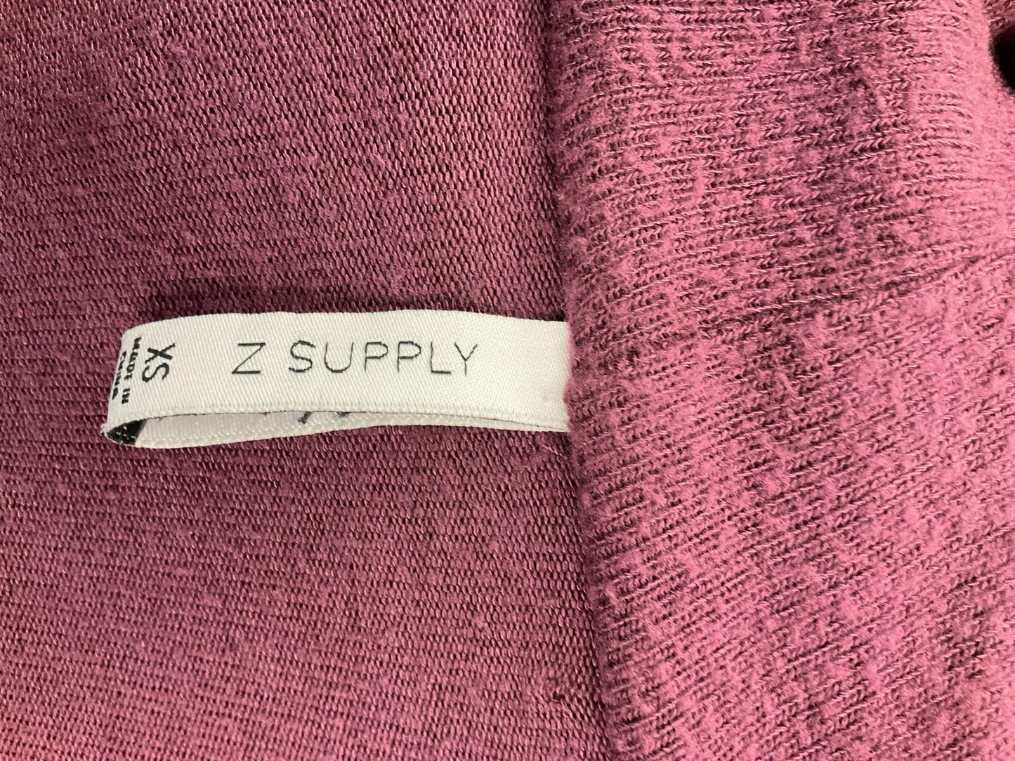 Cardigan By Z Supply In Plum, Size: Xs