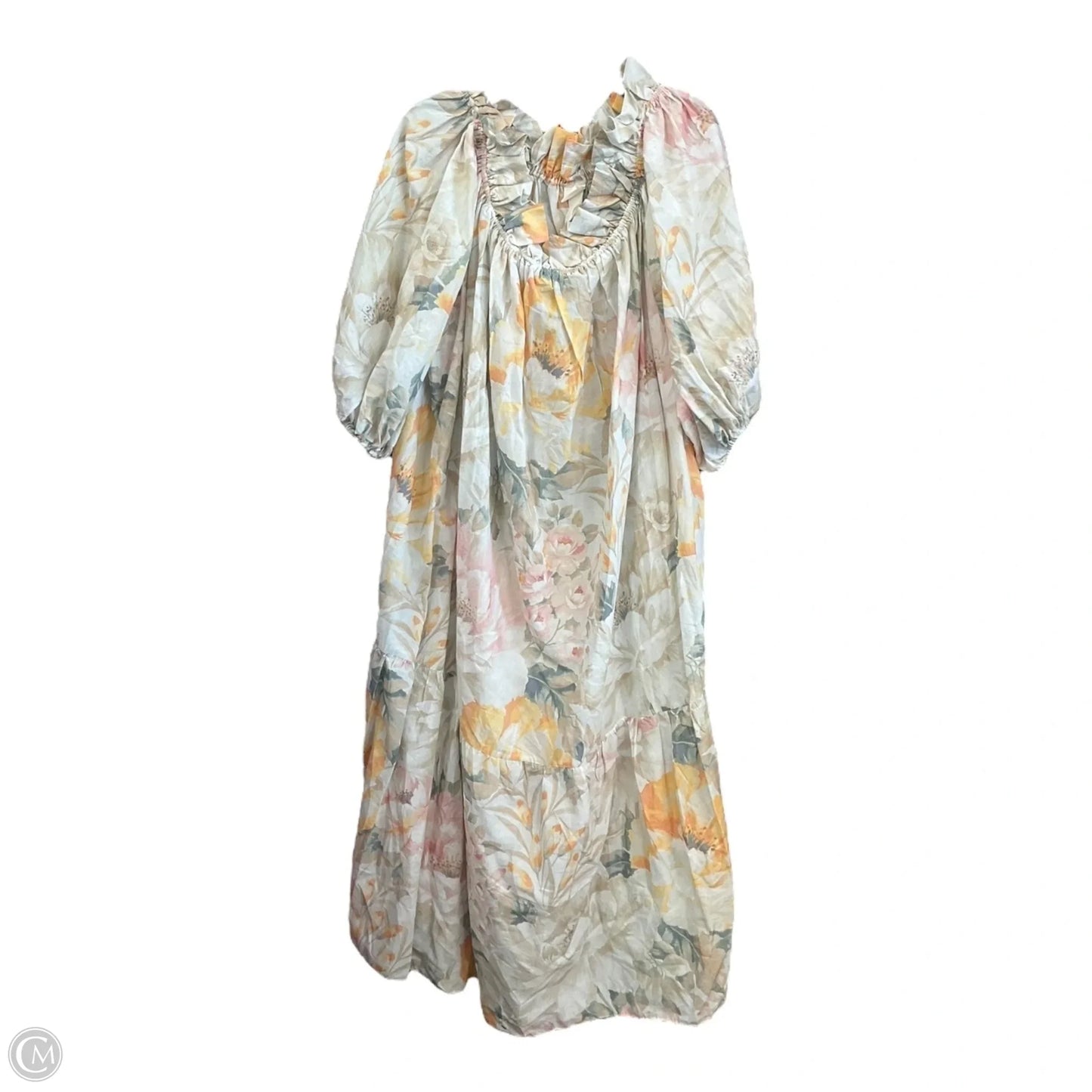 Dress Casual Maxi By H&m In Floral Print, Size: Xxl