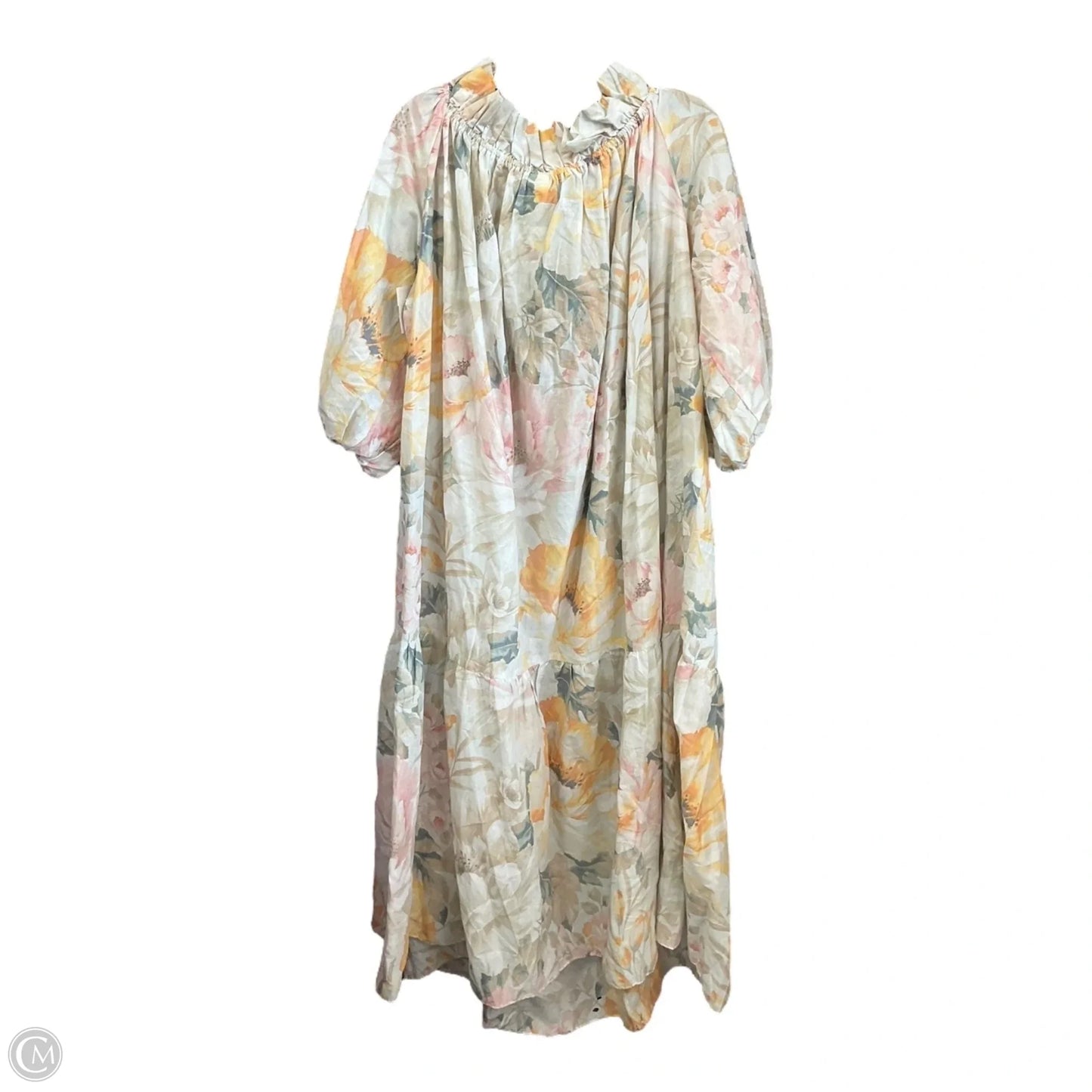 Dress Casual Maxi By H&m In Floral Print, Size: Xxl