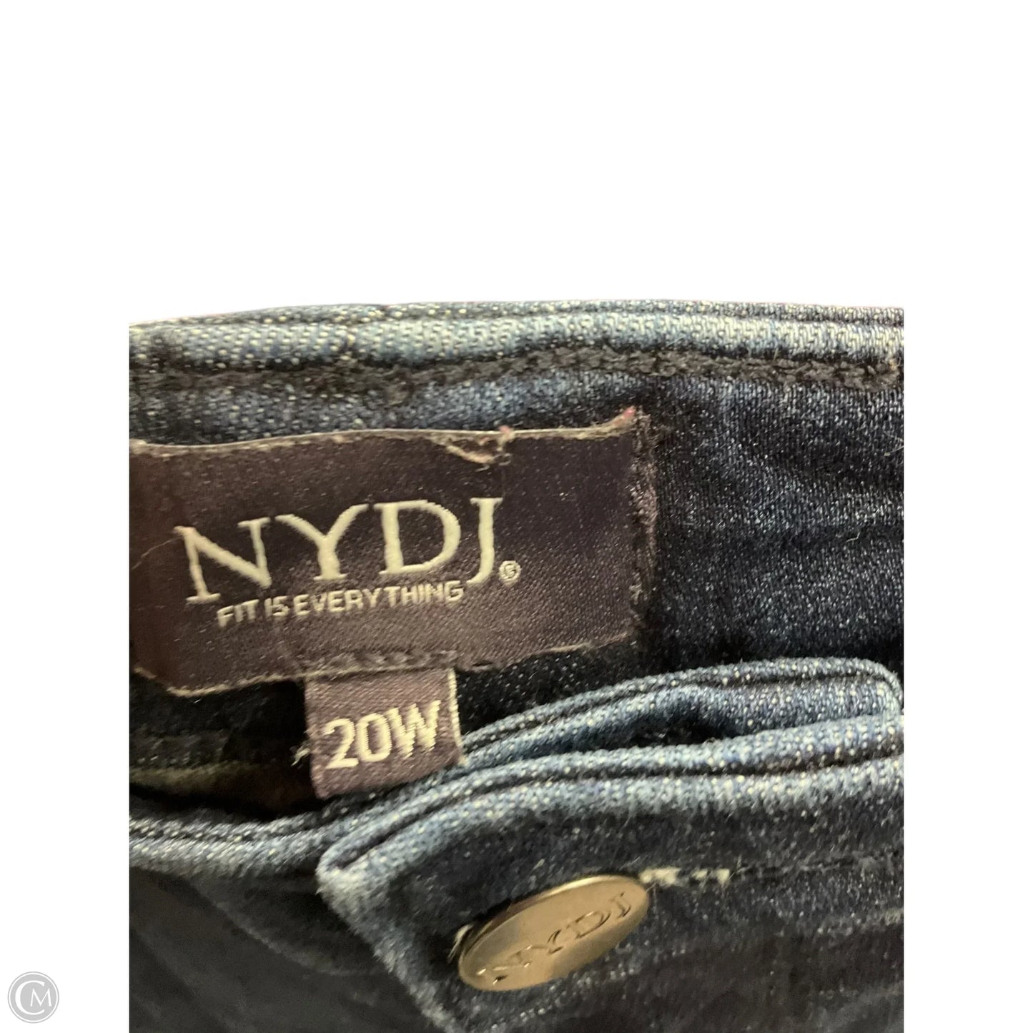 Jeans Boot Cut By Not Your Daughters Jeans In Blue Denim, Size: 20