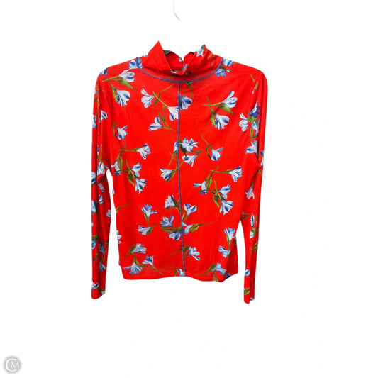 Top Long Sleeve Basic By Rag And Bone In Floral Print, Size: L