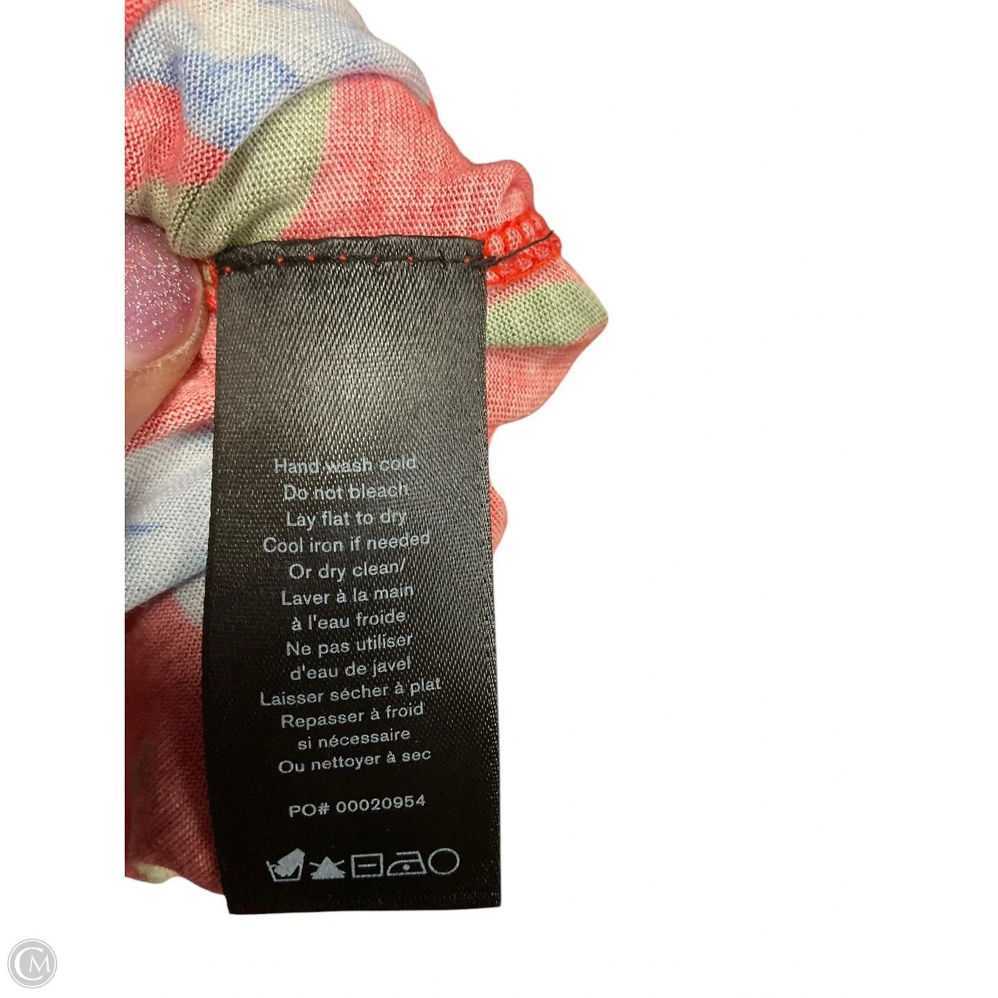 Top Long Sleeve Basic By Rag And Bone In Floral Print, Size: L