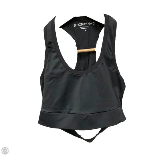 Athletic Bra By Beyond Yoga In Black, Size: M