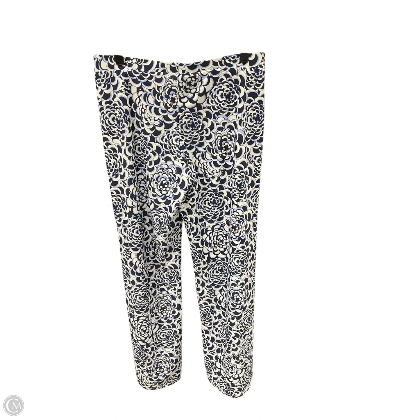 Pants Wide Leg By Jude Connally In Blue & White, Size: 4