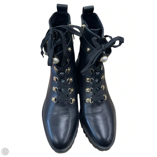 Boots Designer By Karl Lagerfeld In Black, Size: 9.5