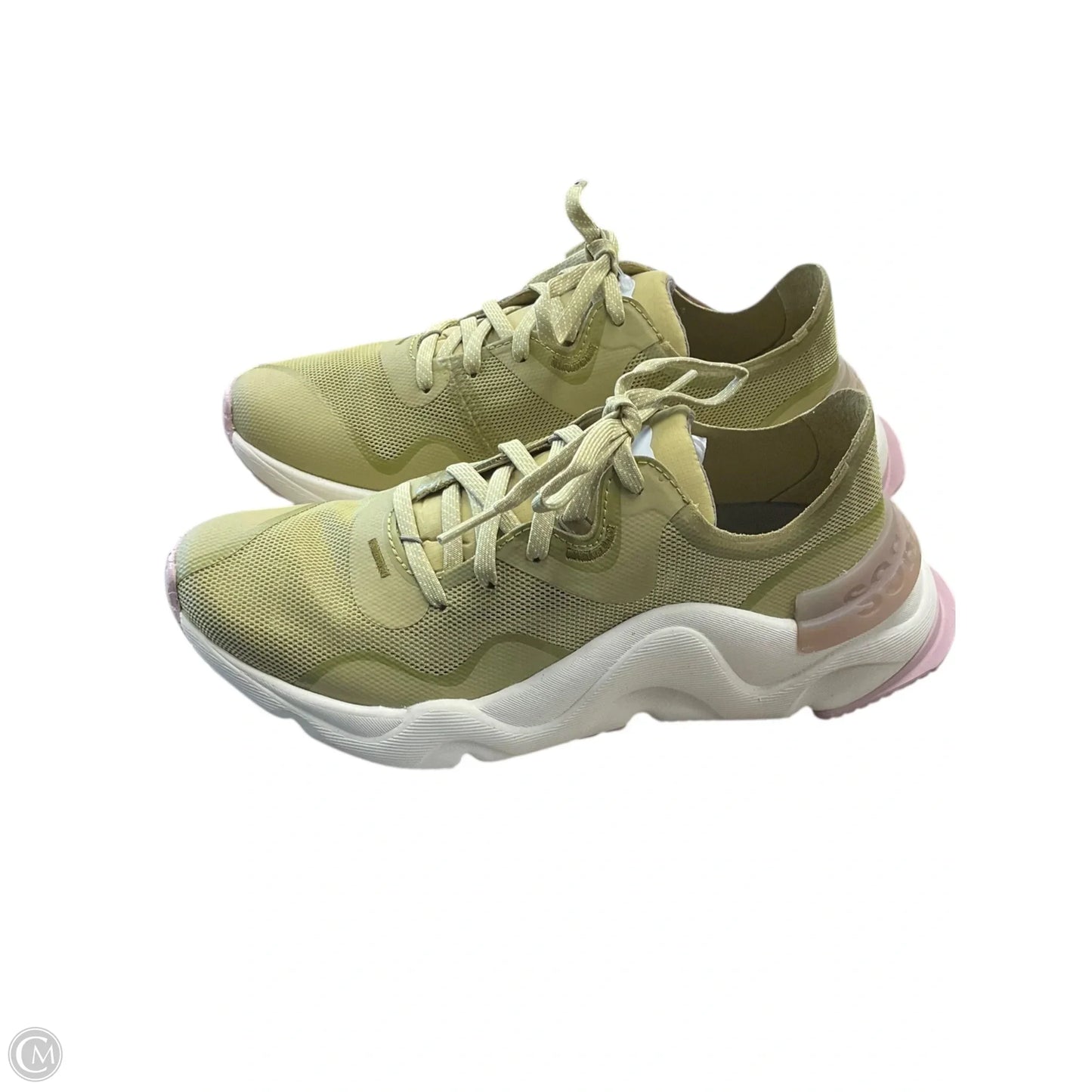 Shoes Athletic By Sorel In Cream & Green, Size: 6.5