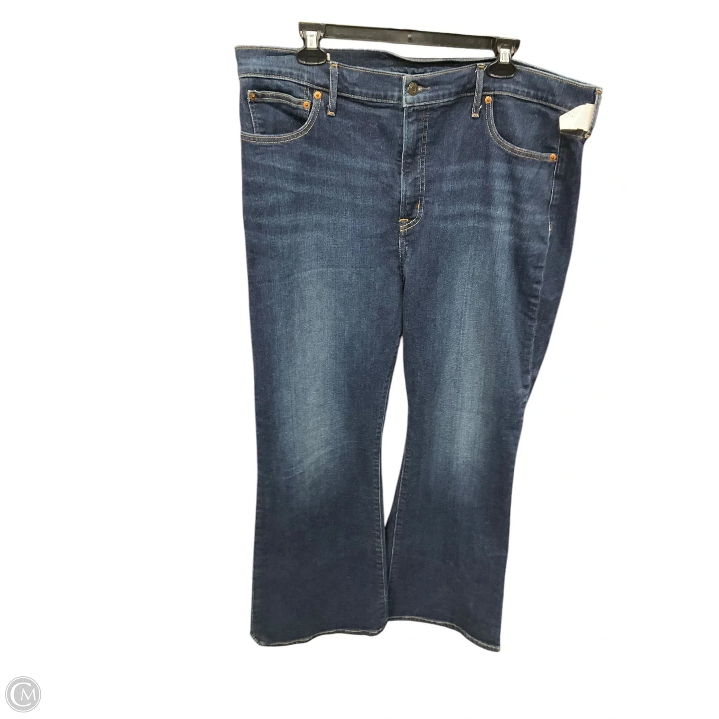 Jeans Flared By Gap In Blue Denim, Size: 20