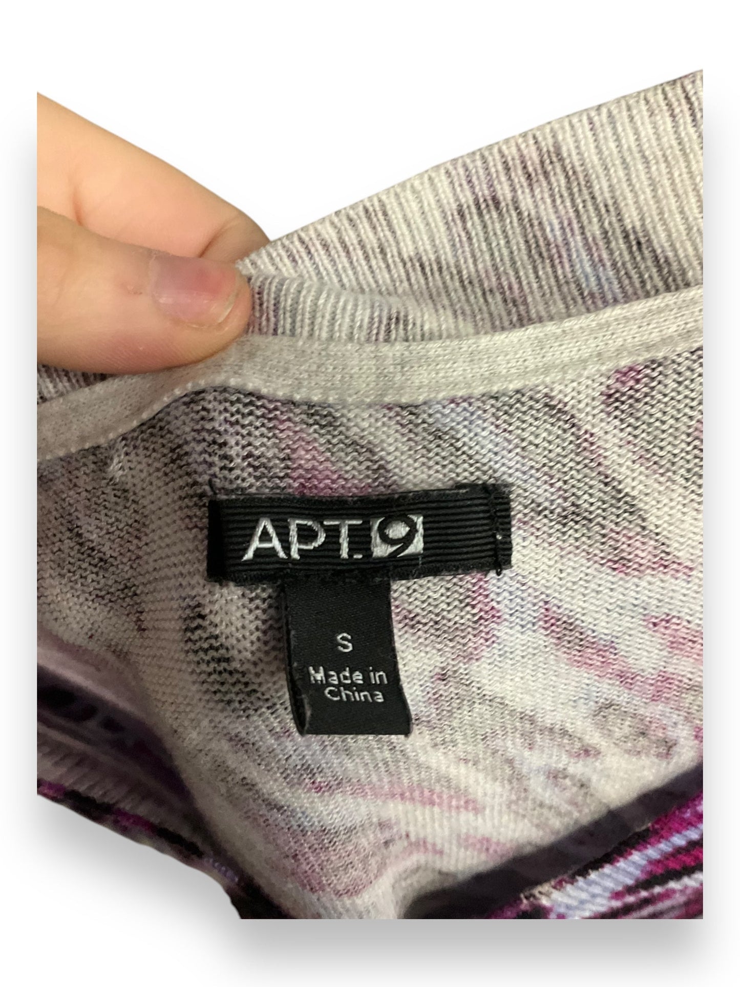 Sweater By Apt 9 In Animal Print, Size: S