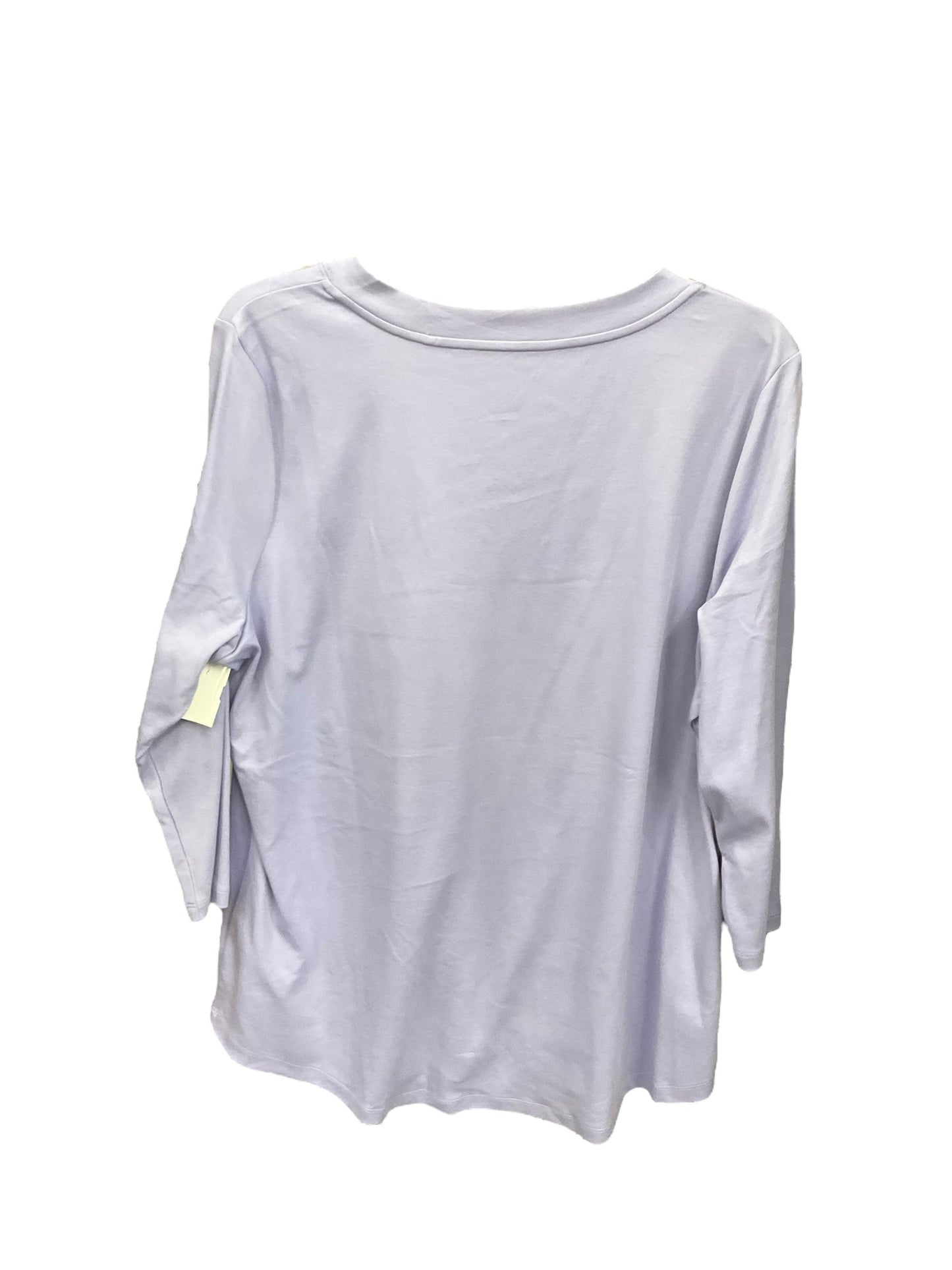 Top Long Sleeve Basic By Isaac Mizrahi Live Qvc  Size: Xl