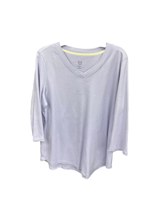 Top Long Sleeve Basic By Isaac Mizrahi Live Qvc  Size: Xl