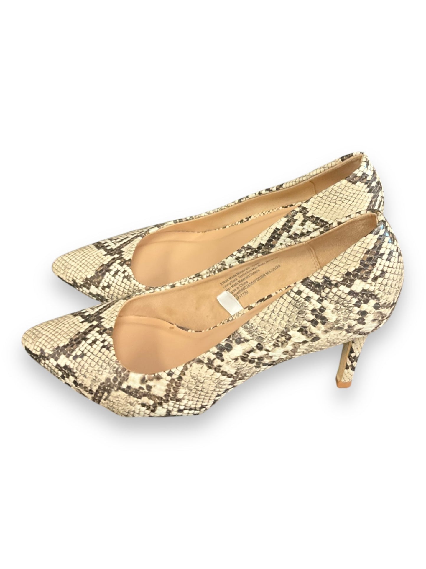 Shoes Heels Stiletto By A New Day In Snakeskin Print, Size: 8