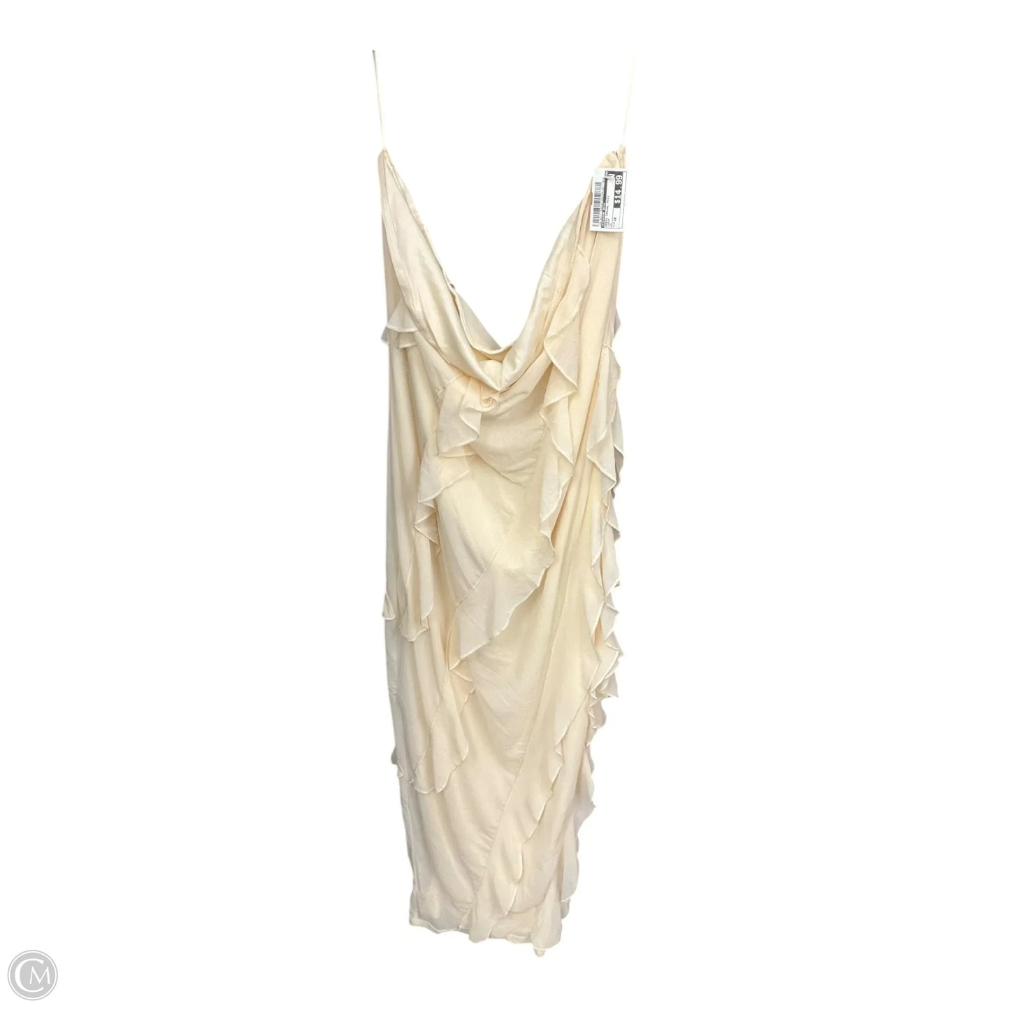 Dress Casual Midi By Fashion Nova In Cream, Size: 3x