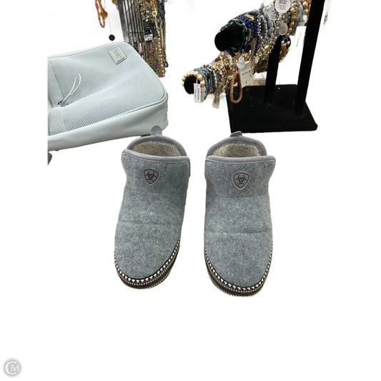 Slippers By Ariat In Grey, Size: 6