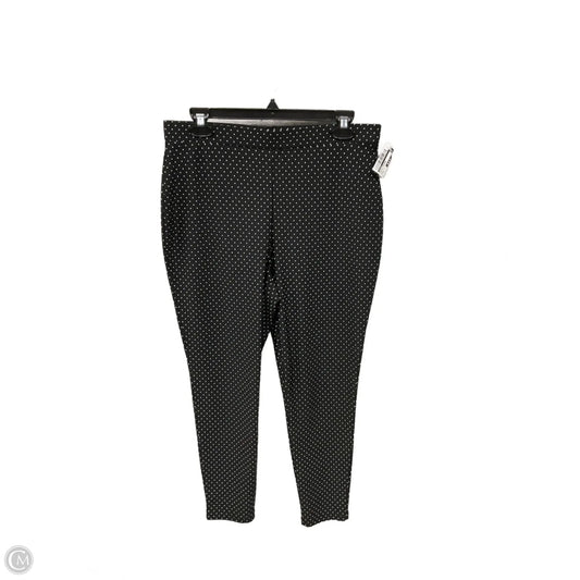Pants Leggings By Chicos In Polkadot Pattern, Size: 8