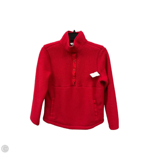 Jacket Fleece By Vineyard Vines In Red, Size: Xxs