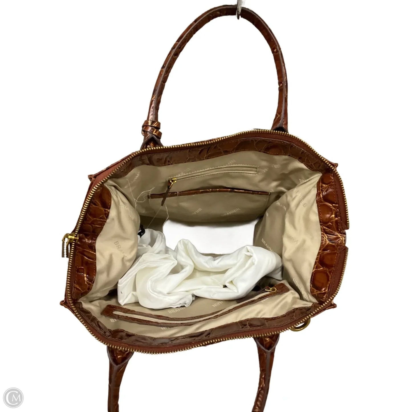 Handbag Designer By Brahmin, Size: Medium